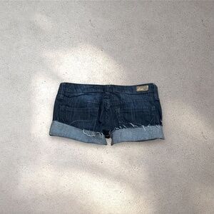 Refuge Low Rise Micro Denim Shorts